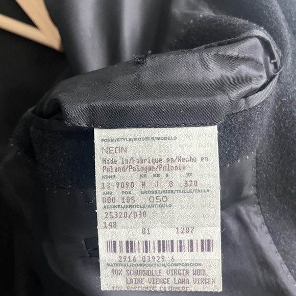 Hugo Boss Cashmere Over Coat - Picture 4 of 9